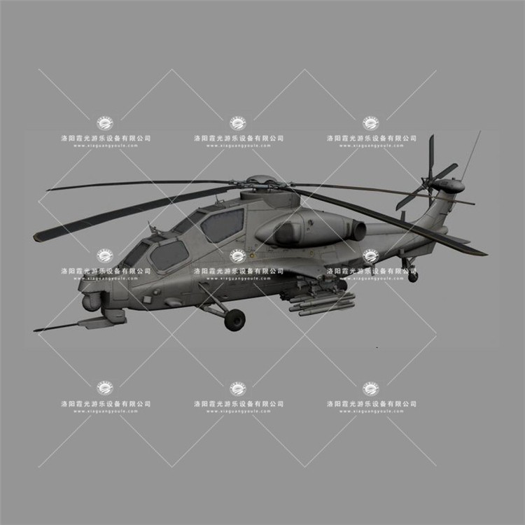 赫章武装直升机3D模型